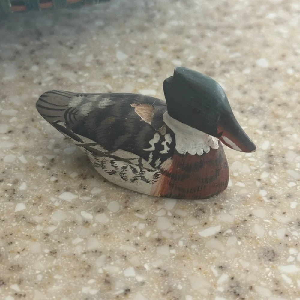 Mallard Duck Bundle! Basket, large duck, mini duck, notes canister